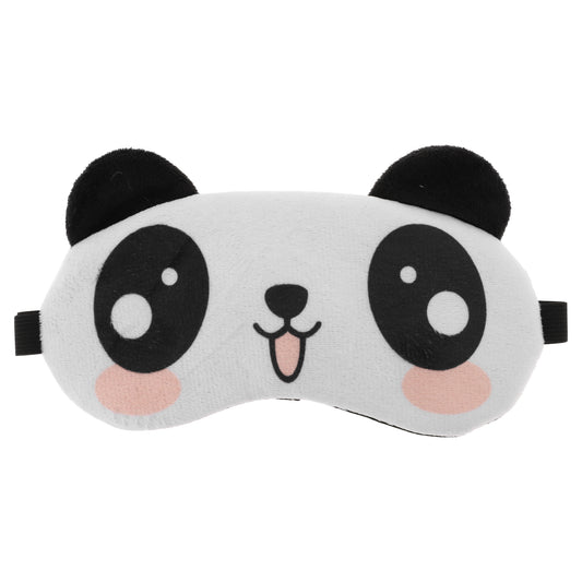 Soft Eyes Sleep Mask Eye Shade Cover for Rest Black White