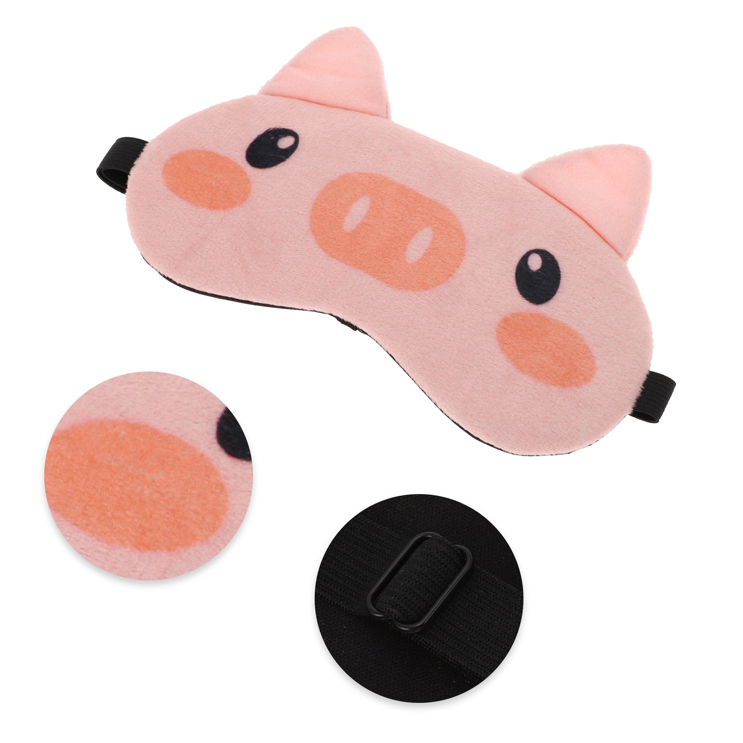 Soft Shy Pig Eyes Sleep Mask Eye Shade Cover for Rest Pink