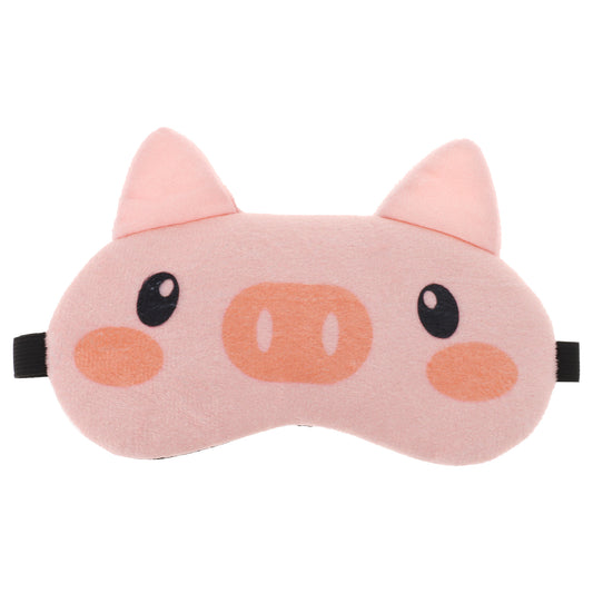 Soft Shy Pig Eyes Sleep Mask Eye Shade Cover for Rest Pink
