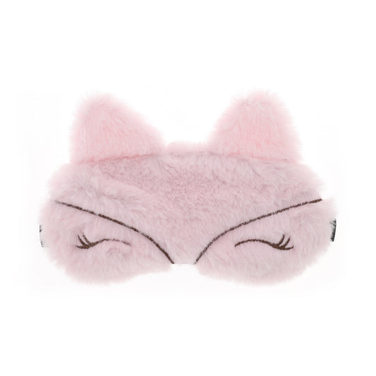 Soft Fox Eyes Sleep Mask Eye Shade Cover for Travel Pink