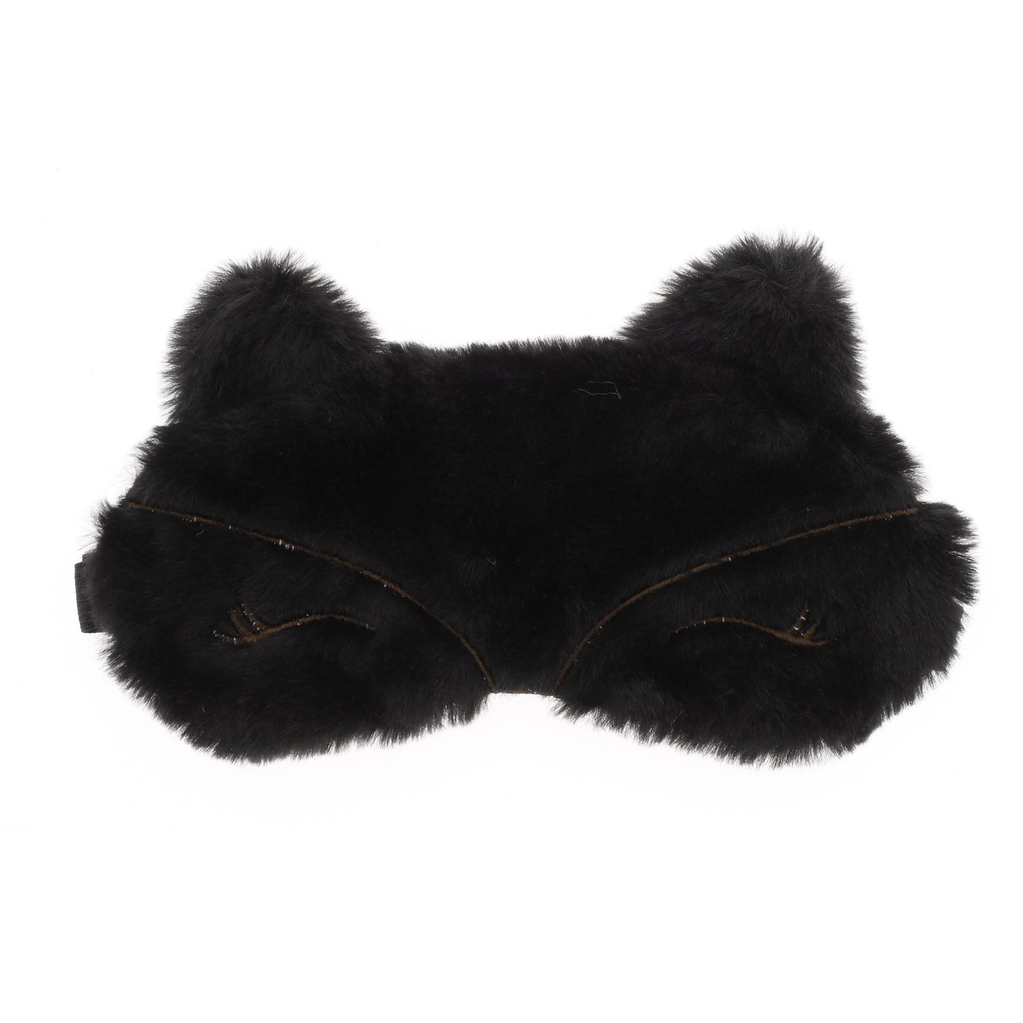 Soft Fox Eyes Sleep Mask Eye Shade Cover for Travel Black