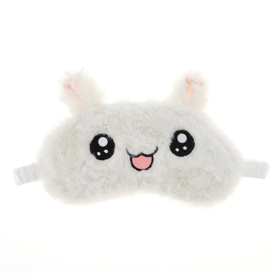 Soft Happy Rabbit Eyes Sleep Mask Eye Shade Cover for Rest Beige