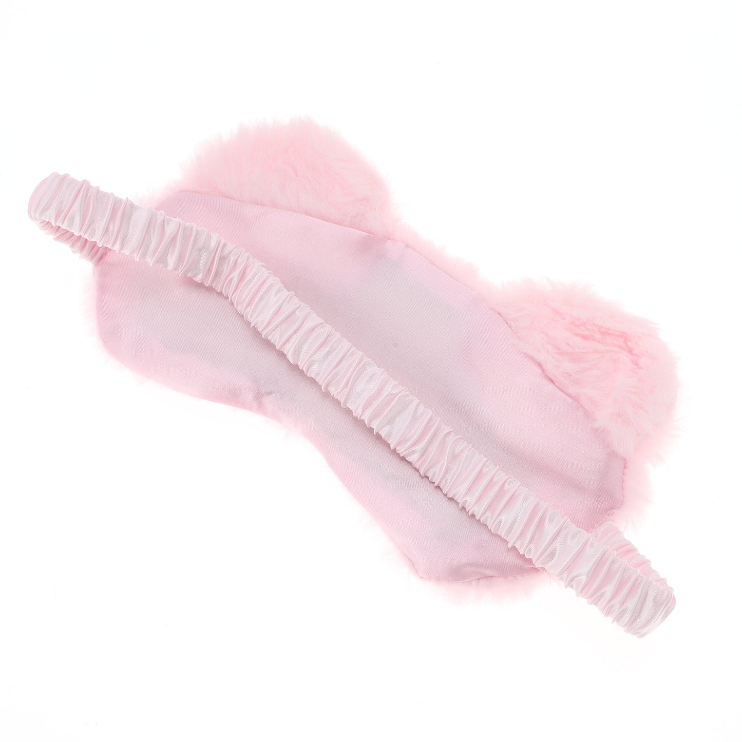 Soft Smiling Cat Eyes Sleep Mask Eye Shade Cover for Rest Pink