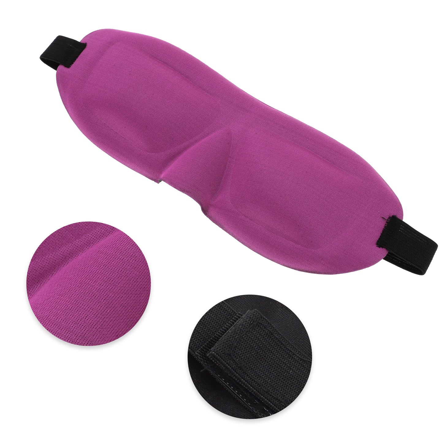 Soft Square 3D Sleep Mask Eye Shade Cover for Rest for Travel Red, Purple