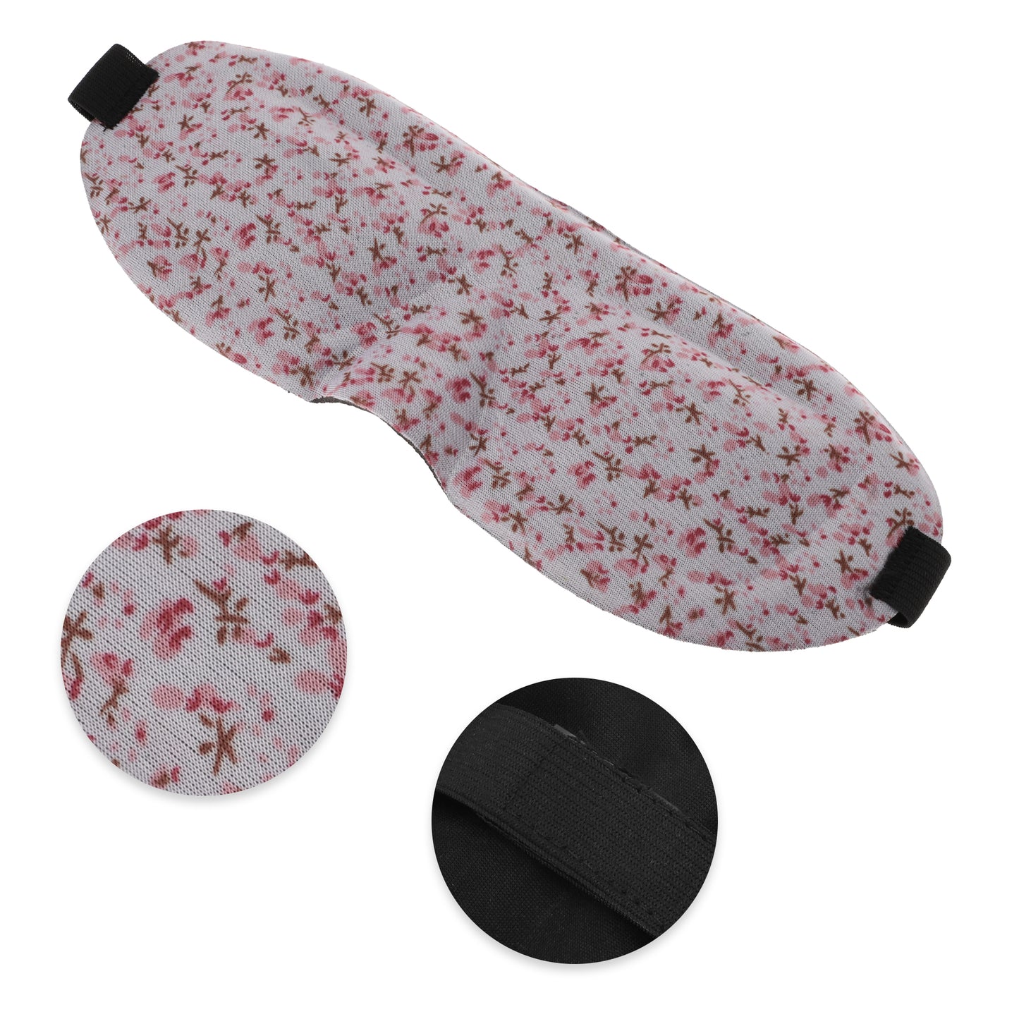 Soft Floral Style 3D Sleep Mask Eye Shade Cover for Rest Pink