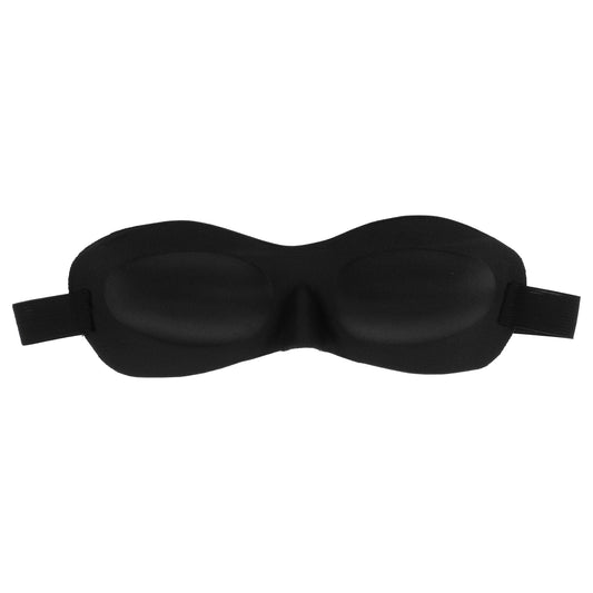 Soft Elastic Band 3D Sleep Eye Mask for Travel Black