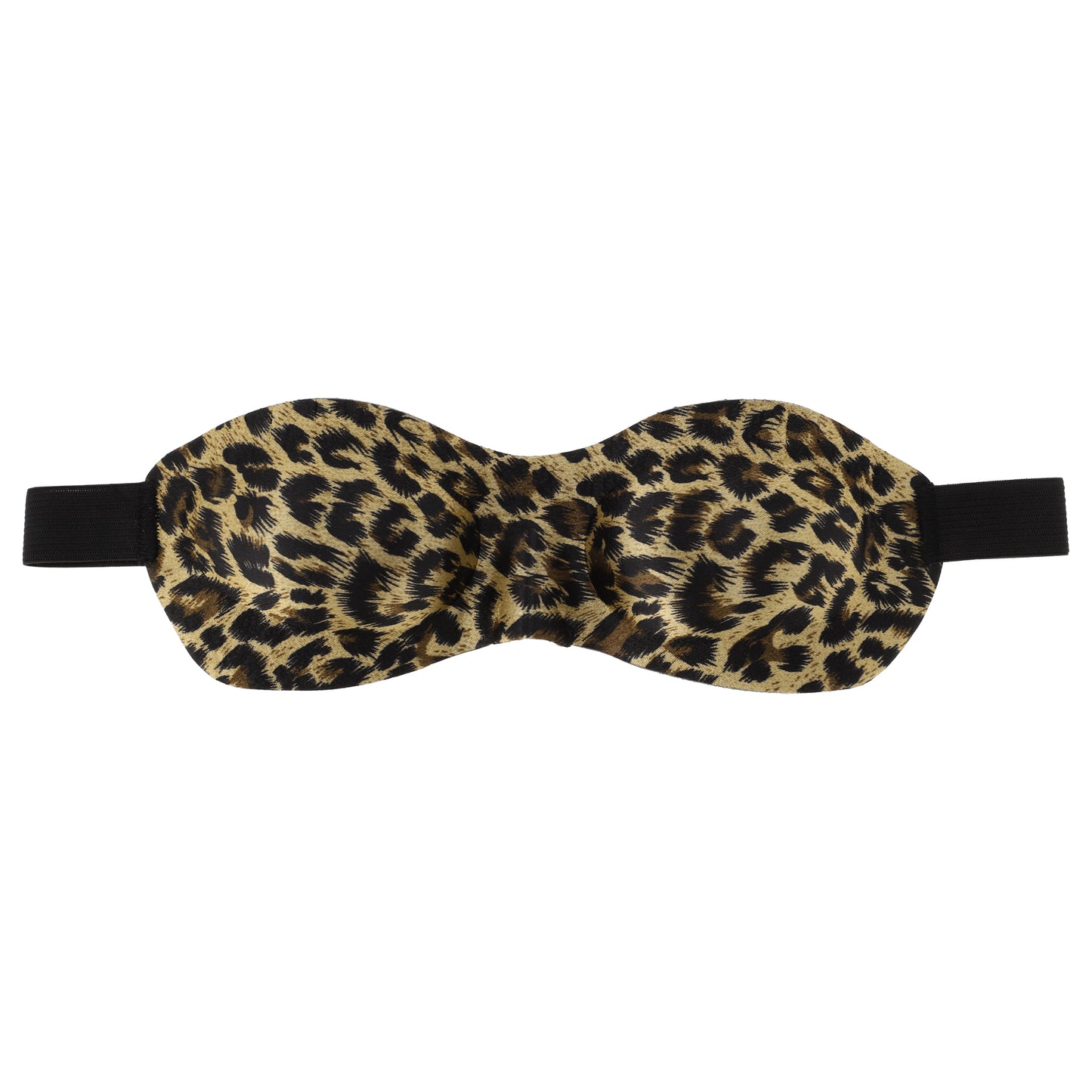 Soft Elastic Band 3D Sleep Eye Mask for Travel Brown