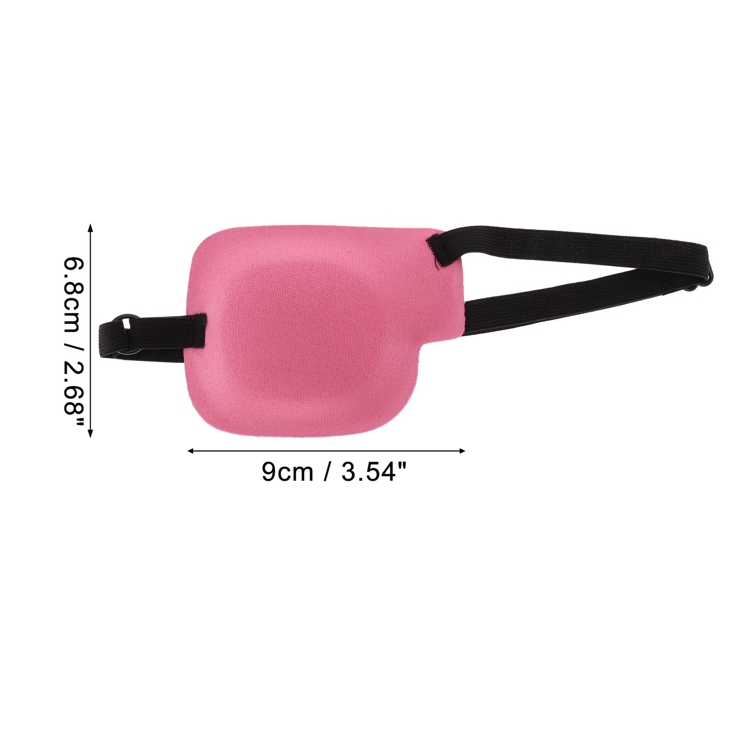 Soft Adjustment Buckle 3D Sleep Mask 1 Pc Right Eye Rose Red