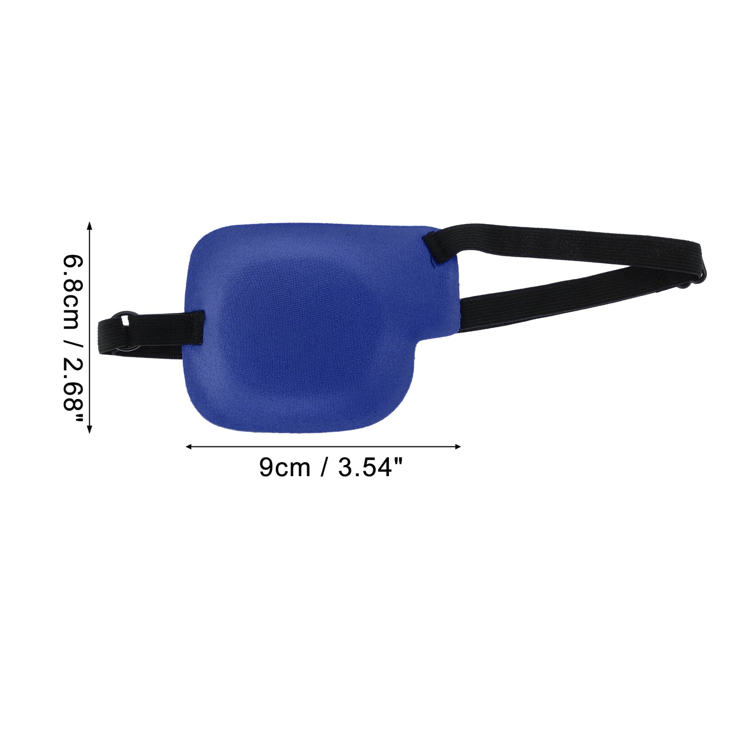 Soft Adjustment Buckle 3D Sleep Mask 1 Pc Right Eye Blue