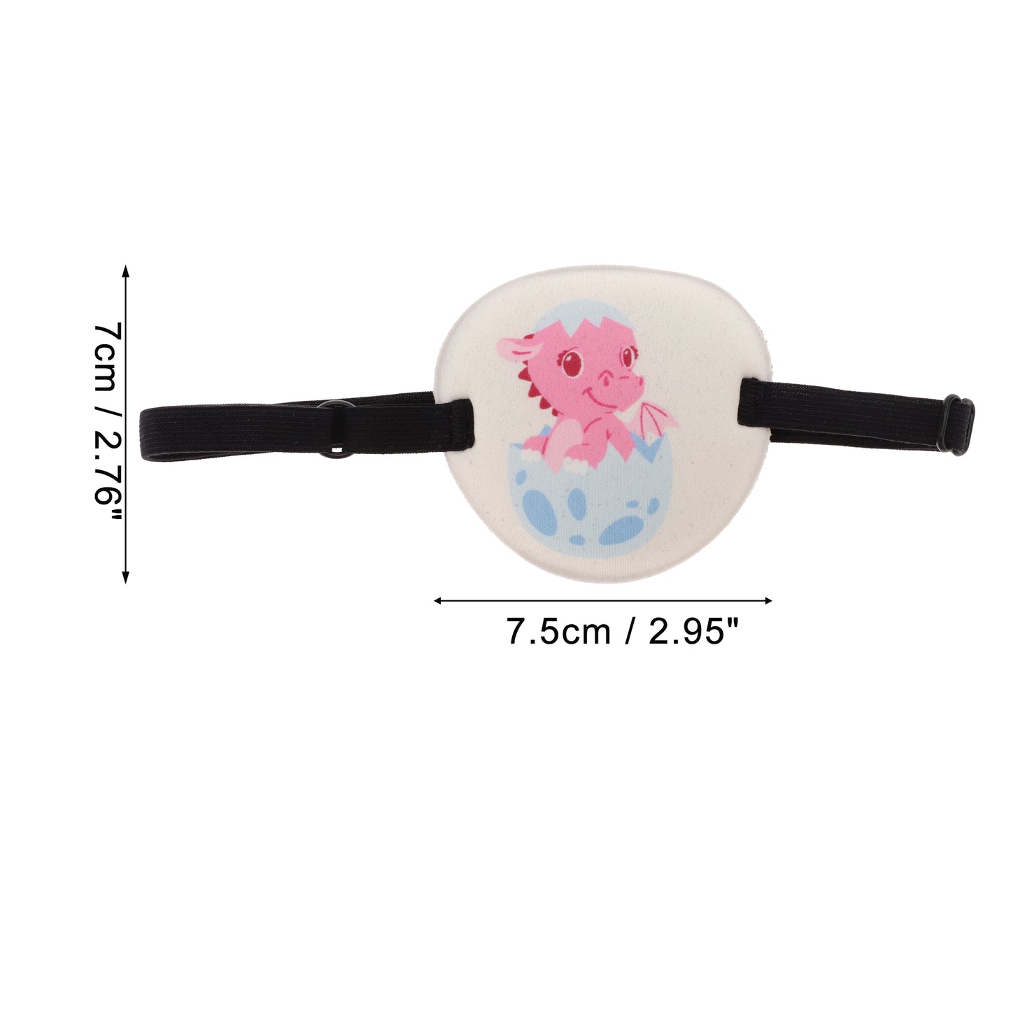 Soft Pink Egg Dragon 3D Sleep Mask Eye Shade Cover for Rest Pink Blue