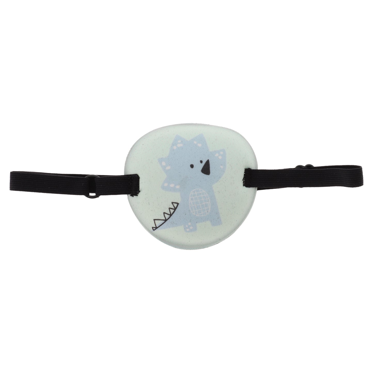 Soft Triceratops 3D Sleep Mask Single Eye Shade Cover Blue Green