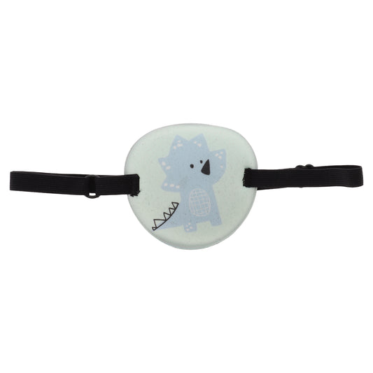 Soft Triceratops 3D Sleep Mask Single Eye Shade Cover Blue Green