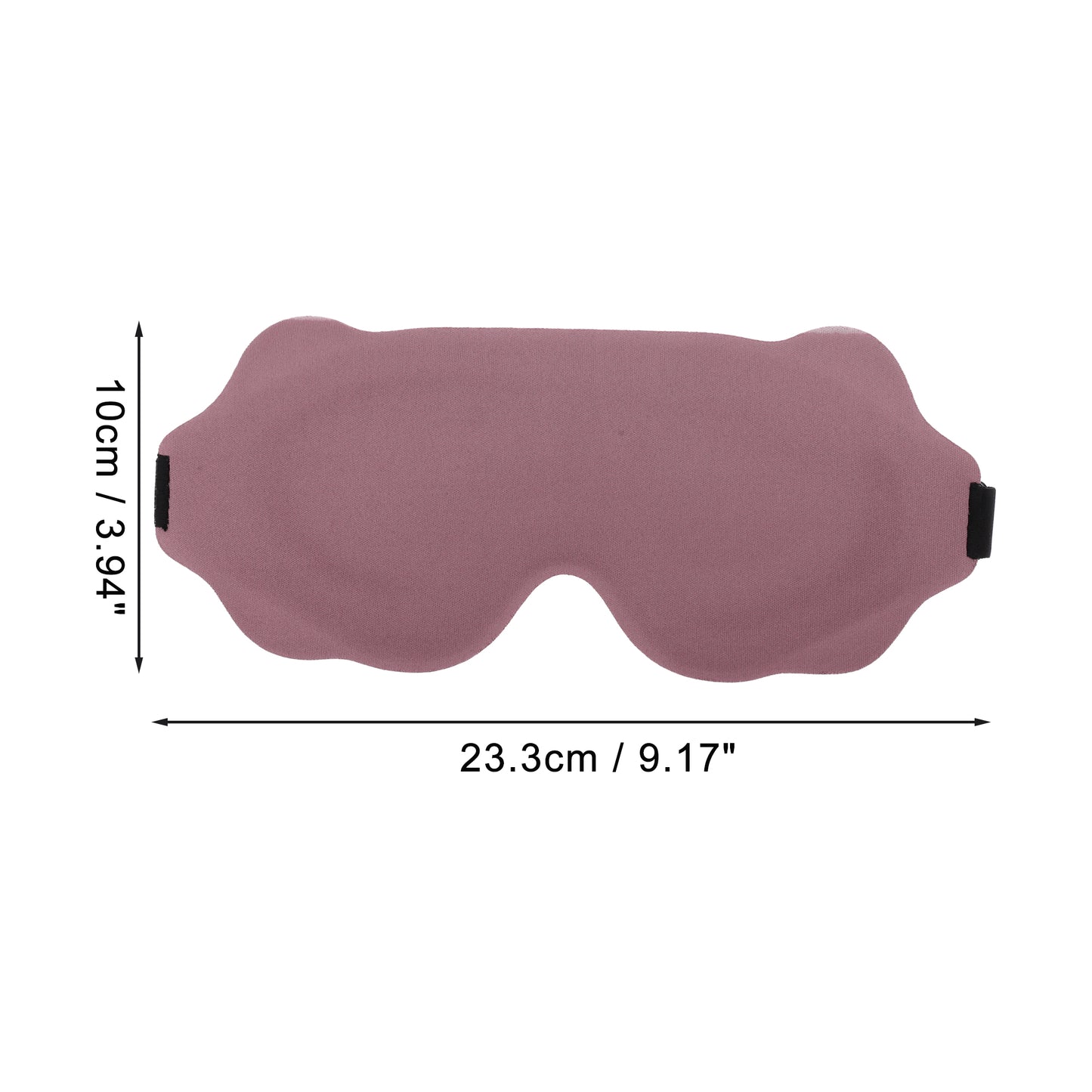 Soft Wave Shape 3D Eye Mask for Travel Office Cameo