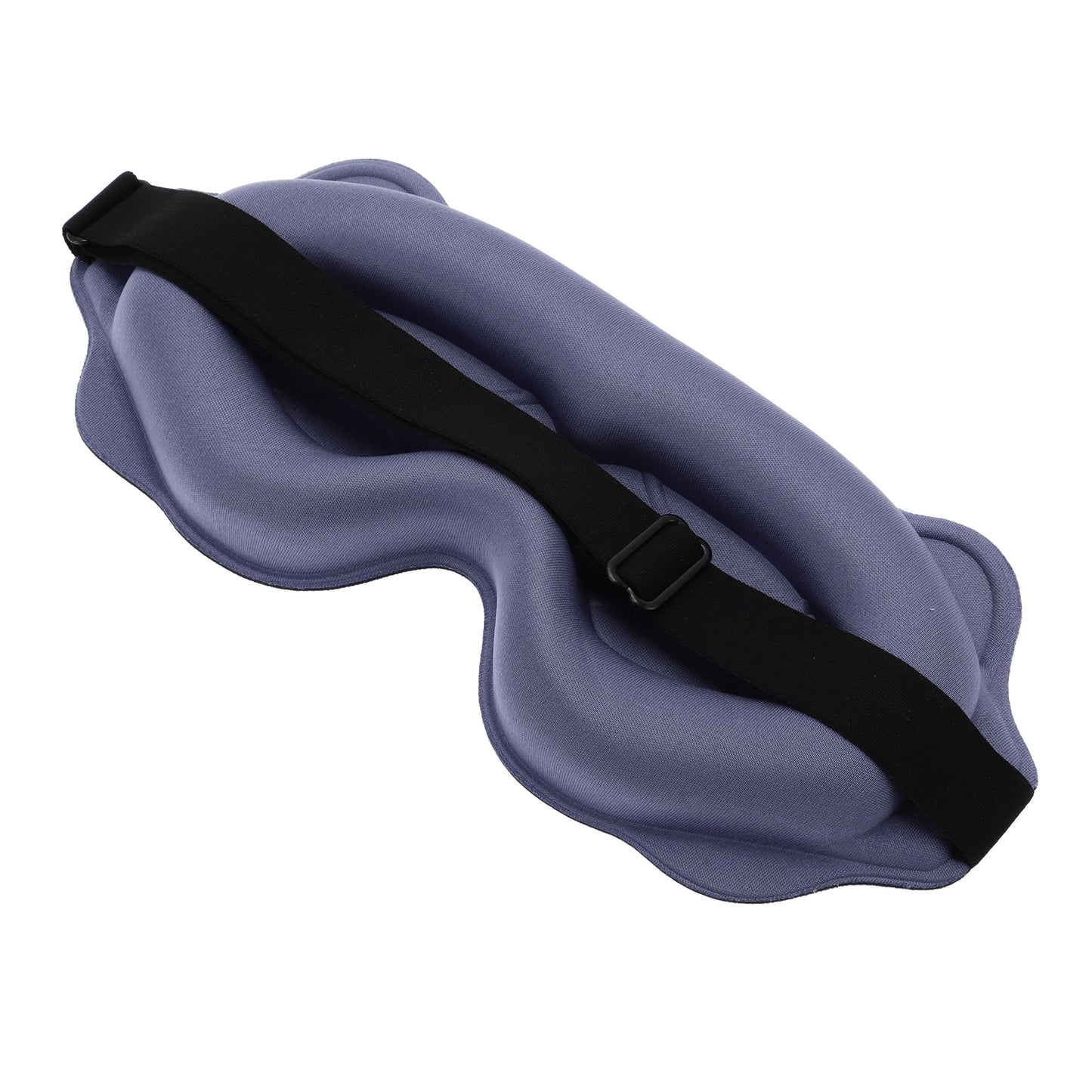 Soft Wave Shape 3D Eye Mask for Travel Office Purple