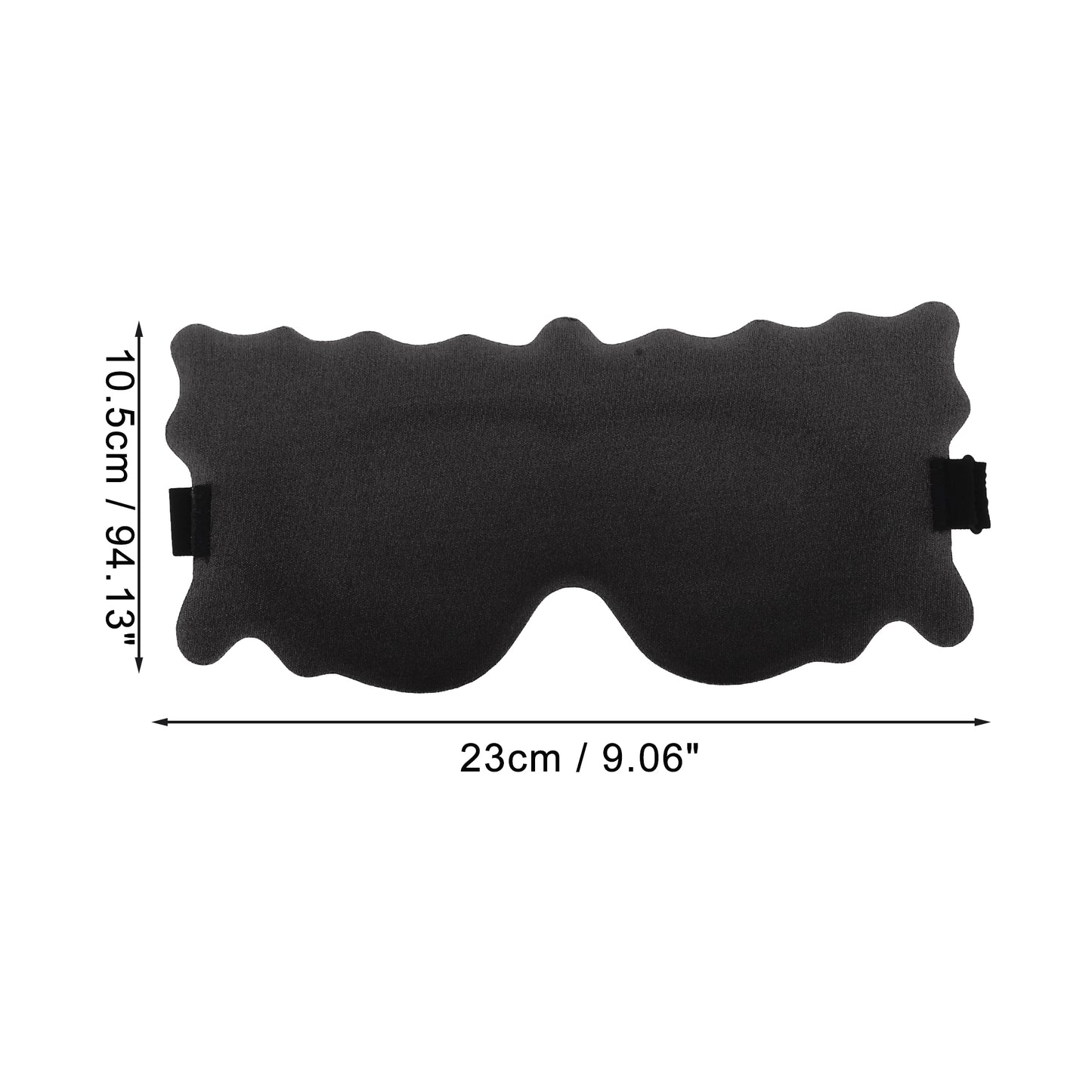 Soft Butterfly Shape 3D Eye Mask for Travel Office Black