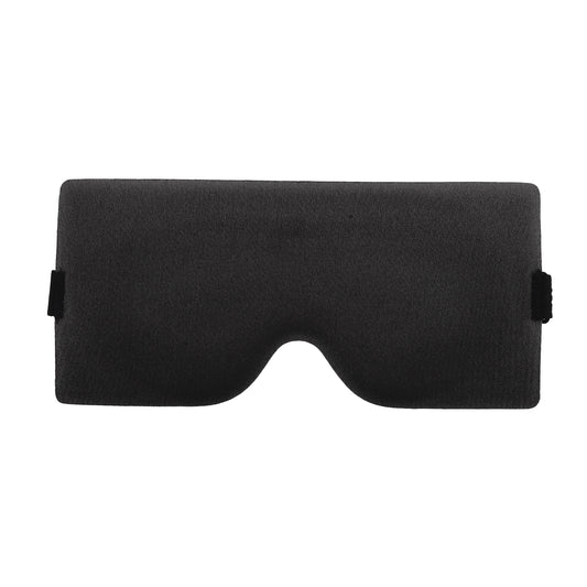 Soft Geometric Shape 3D Eye Mask for Travel Office Black