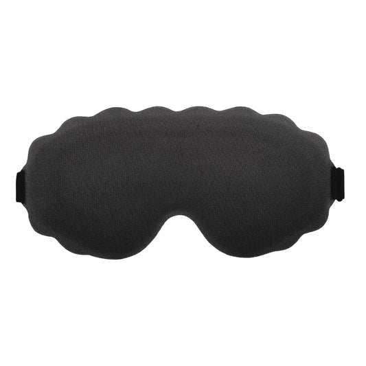 Soft Elliptical Shape 3D Eye Mask for Travel Office Black