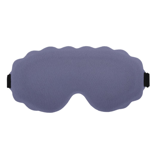 Soft Elliptical Shape 3D Eye Mask for Travel Office Purple