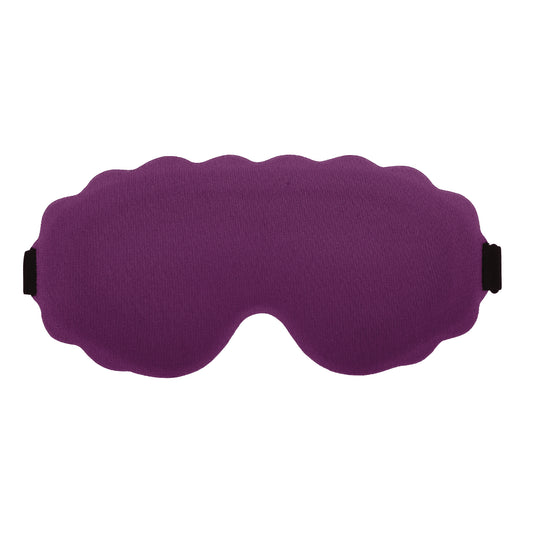 Soft Elliptical Shape 3D Eye Mask for Travel Office Purplish Red