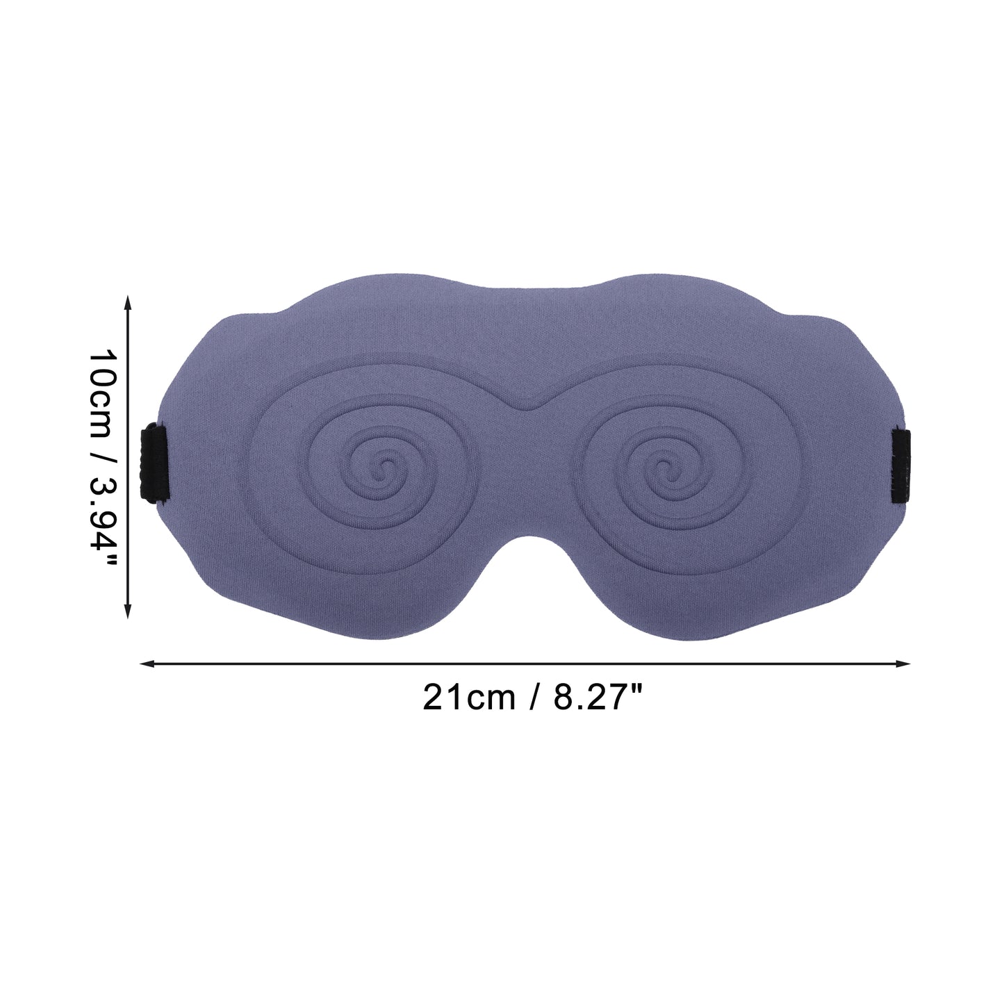 Soft Curved Shape 3D Eye Mask for Travel Office Purple