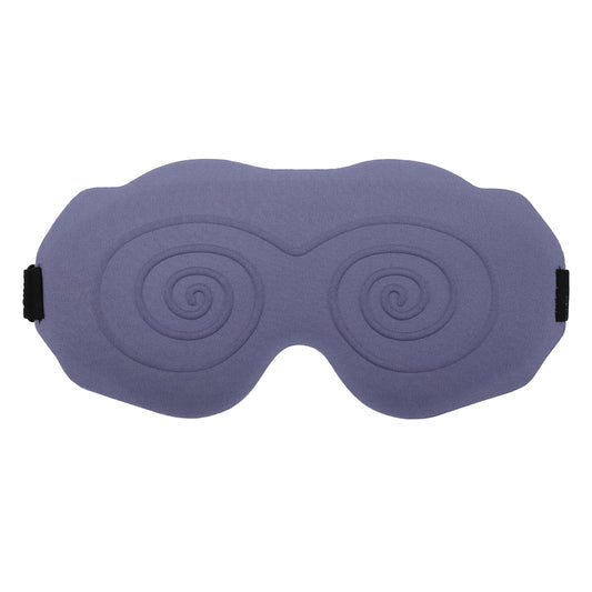 Soft Curved Shape 3D Eye Mask for Travel Office Purple