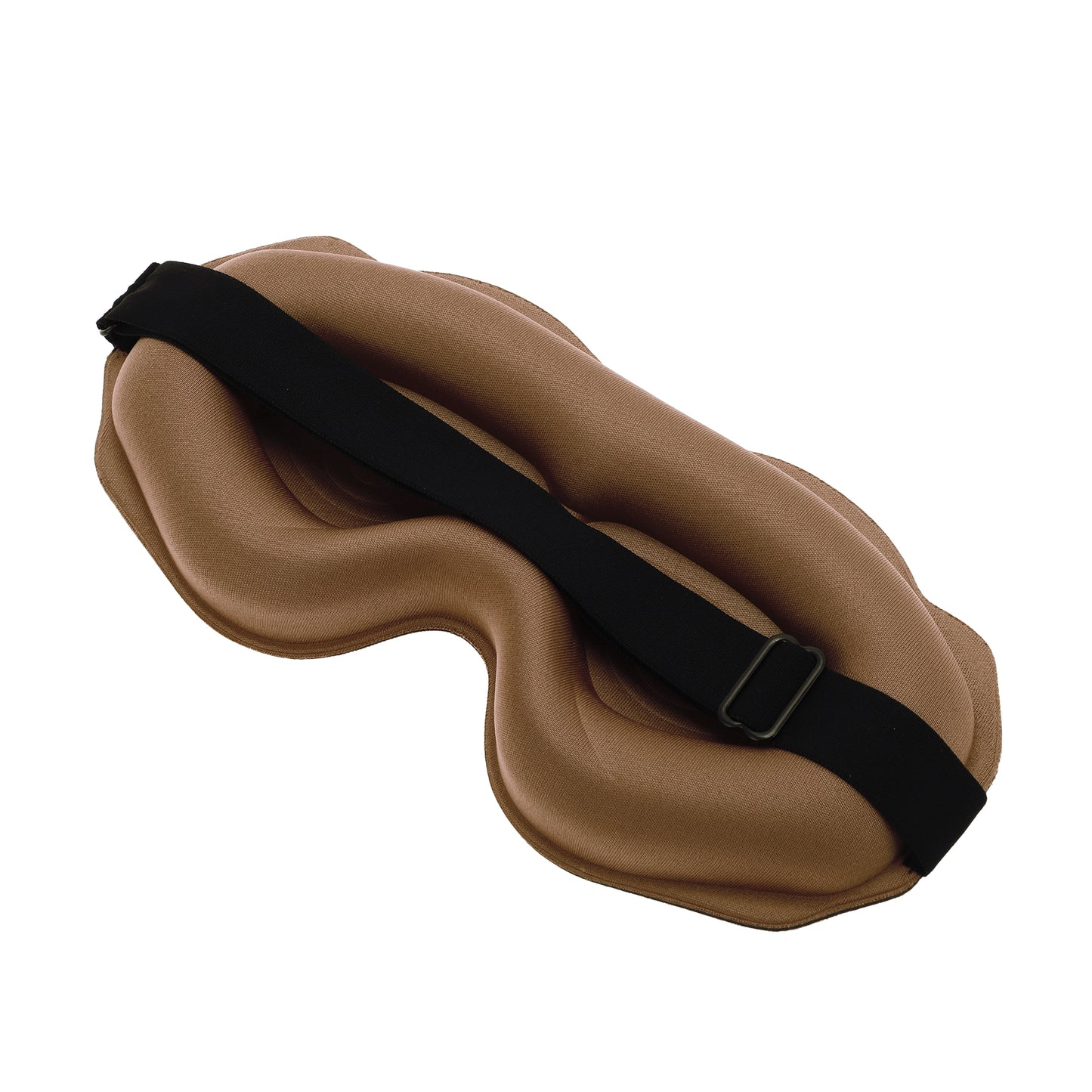 Soft Curved Shape 3D Eye Mask for Travel Office Camel