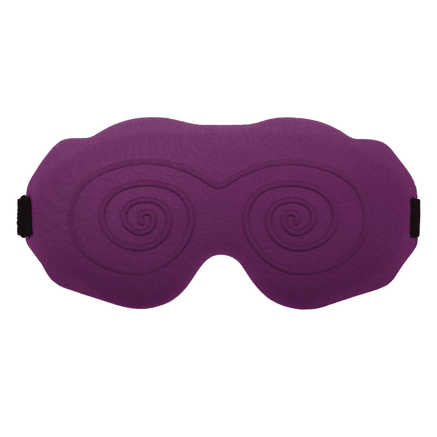 Soft Curved Shape 3D Eye Mask for Travel Office Purplish Red