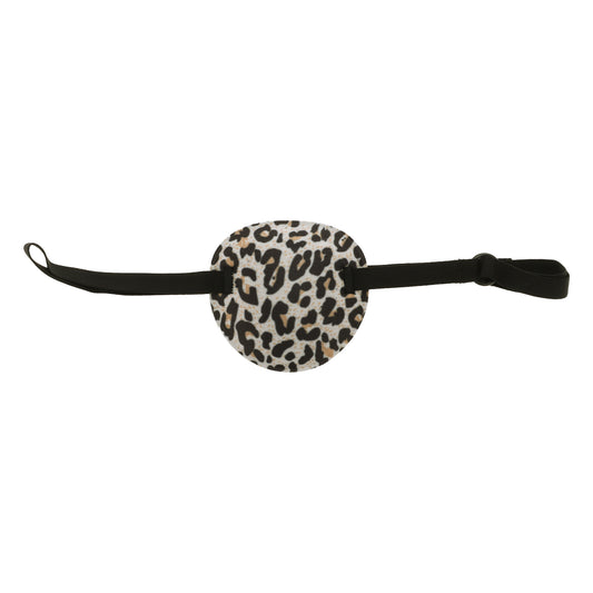 Soft Ring Buckle Shape 3D Eye Mask Single Eye Shade Cover Brown