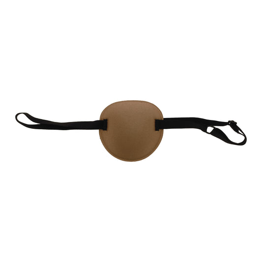 Soft Ring Buckle Shape 3D Eye Mask Single Eye Shade Cover Camel