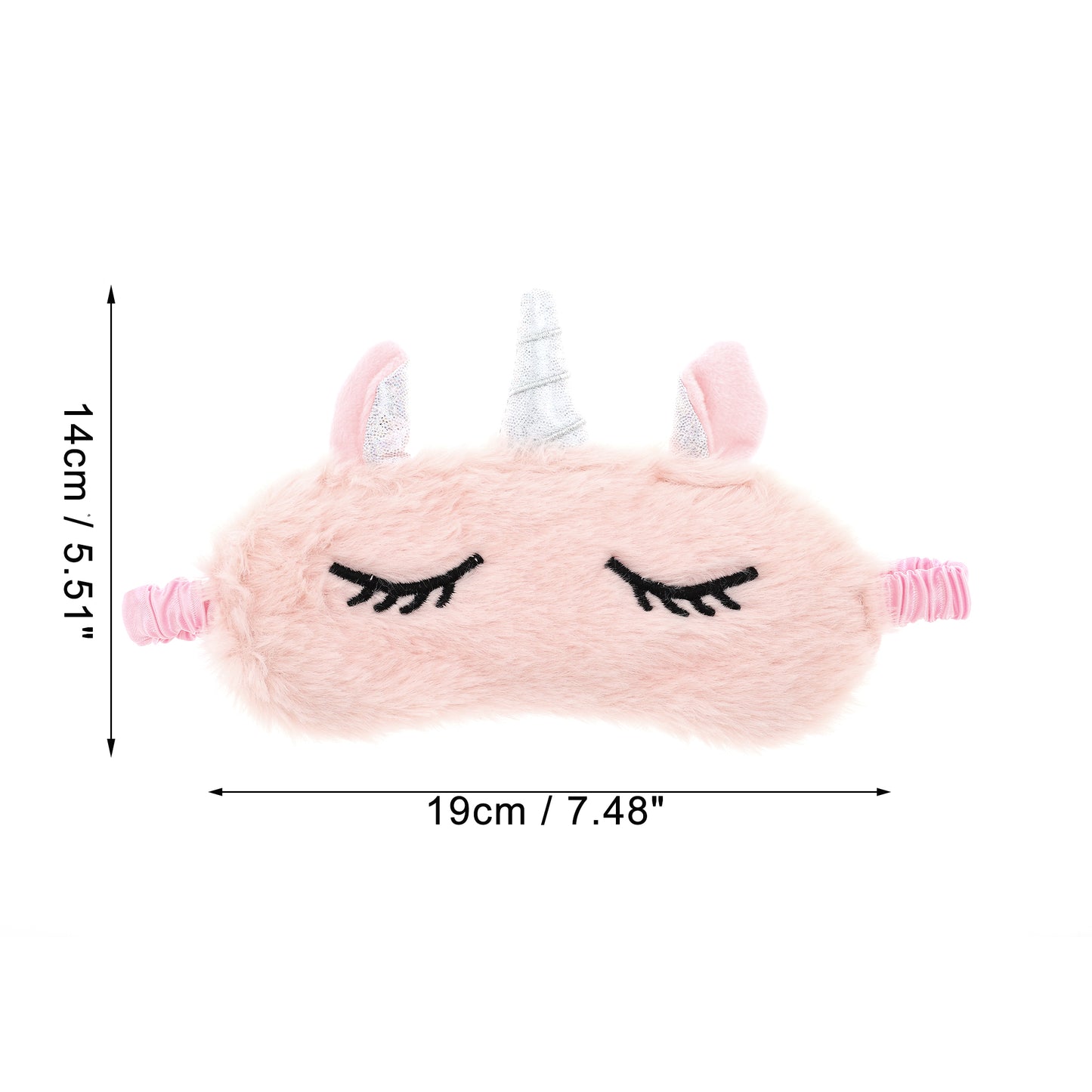 Cartoon Sleep Mask Soft Eye Shade Cover for Rest Pink