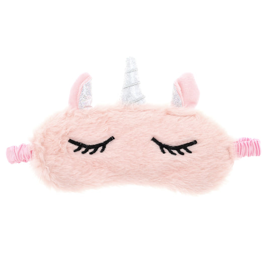 Cartoon Sleep Mask Soft Eye Shade Cover for Rest Pink