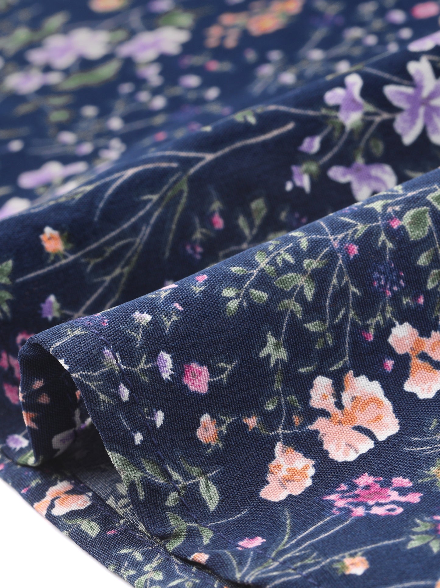 Blusa de gasa con cuello Peter Pan y pajarita estampada retro para mujer