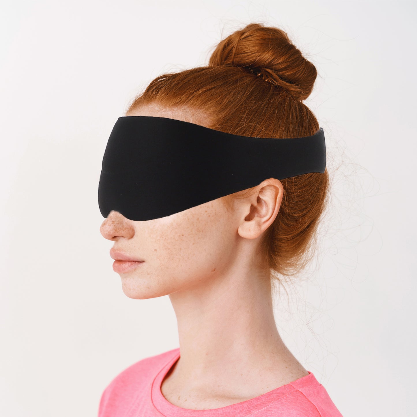 Sleep Eye Mask, Zero Pressure Deep Contoured 3D Eye Covers Black