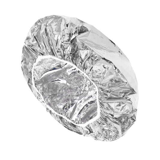 Women's Durable Shower Cap for Bathroom Business Travel Silver Tone 1 Pc