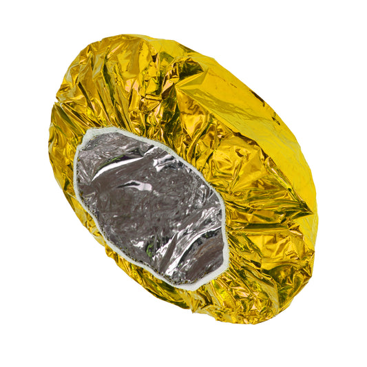 Women's Durable Shower Cap for Bathroom Business Travel Gold Tone 1 Pc