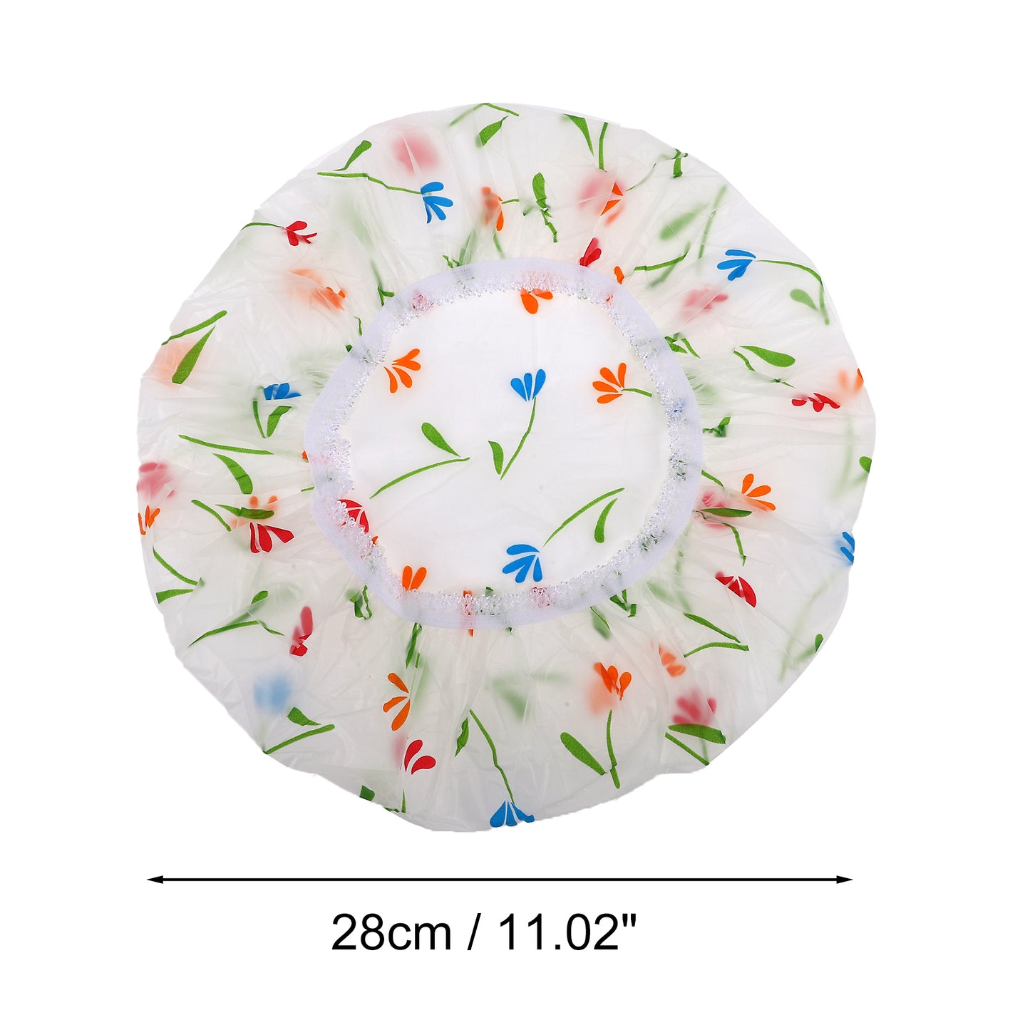 1 Pc Women's Cute Pattern Shower Cap Bathing Hair Cap