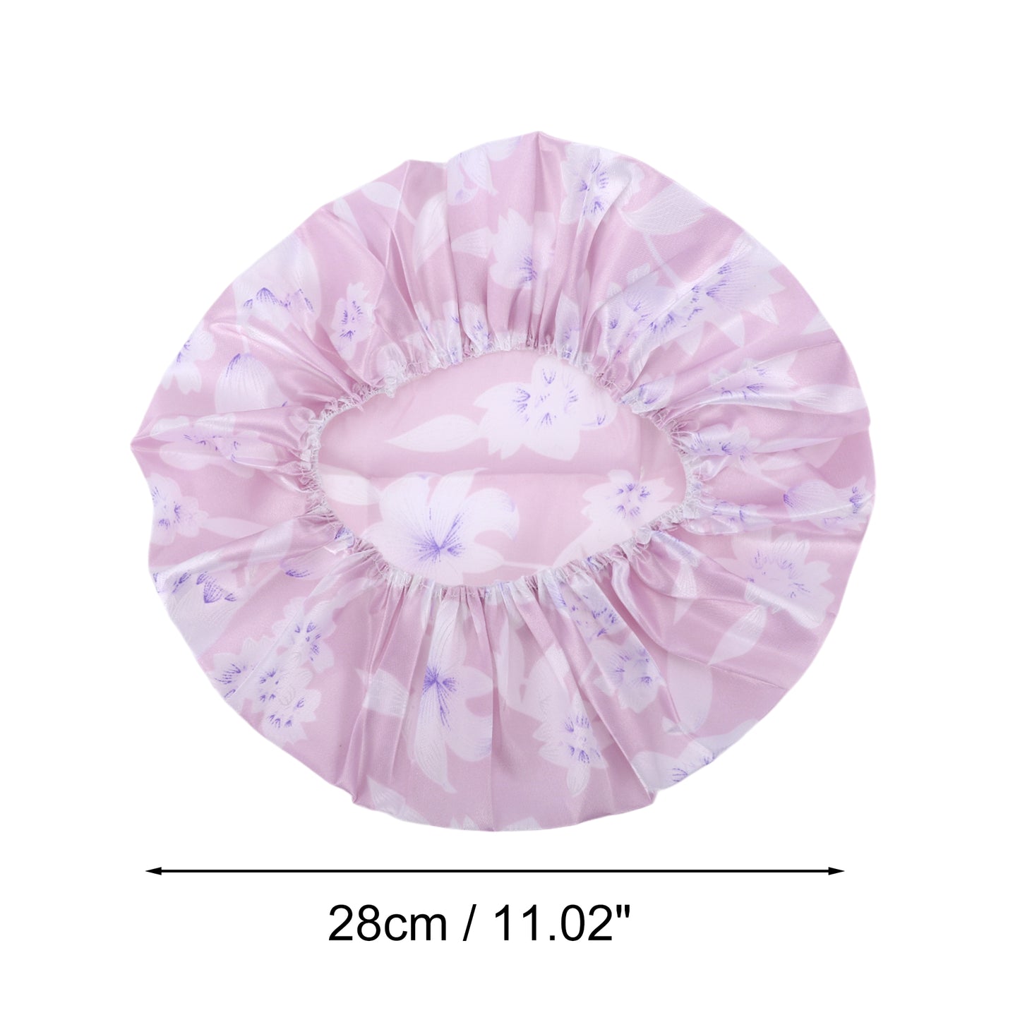1 Pc Women Durable Shower Hair Cap for Bathroom Business Travel Pink