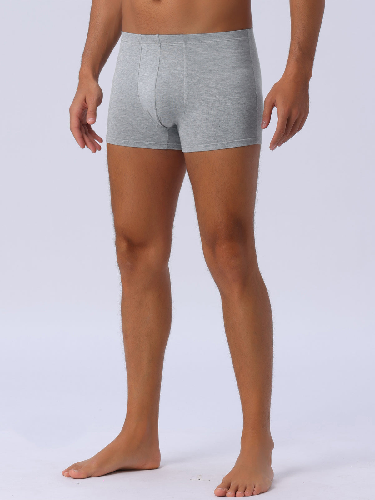 [PACK SALES] Men's 3 Pieces Underwear Regular Fit Solid Color Basic Boxer Briefs