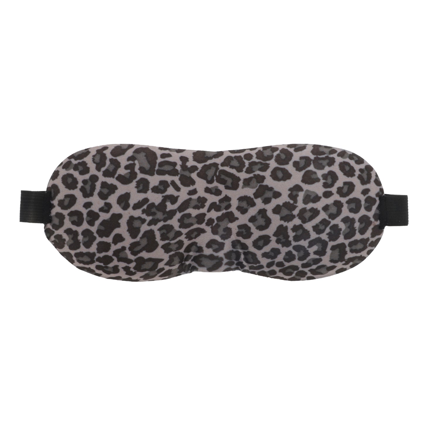 Leopard Print 3D Eye Mask for Rest for Travel Black