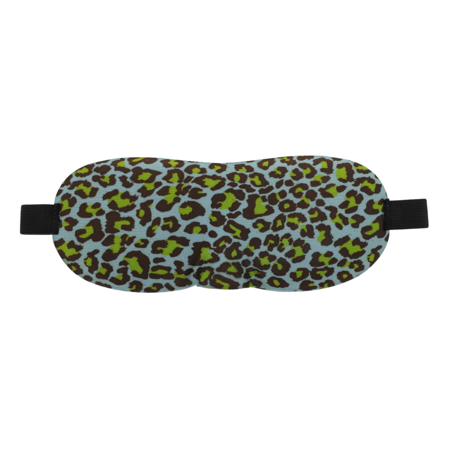 Leopard Print 3D Eye Mask for Rest for Travel Green