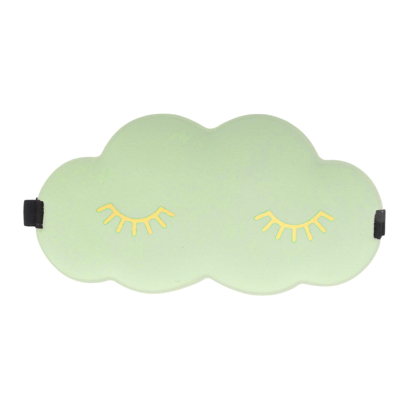 Cloud Shape Eye Mask Eyelash Pattern 3D Eye Mask Green