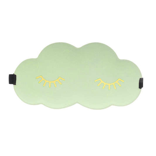 Cloud Shape Eye Mask Eyelash Pattern 3D Eye Mask Green