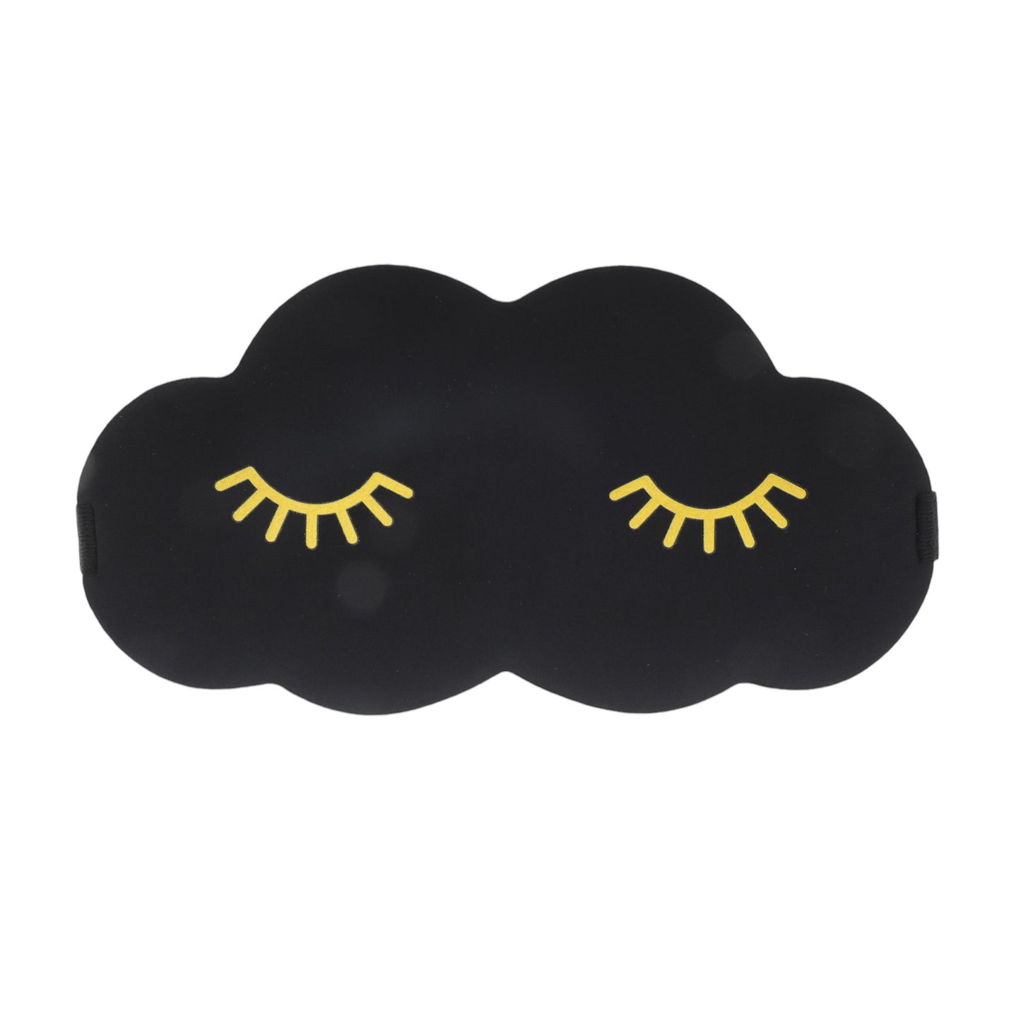 Cloud Shape Eye Mask Eyelash Pattern 3D Eye Mask Black