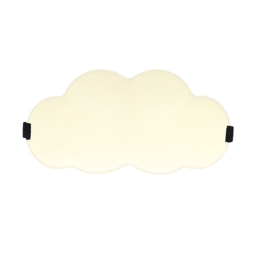 Clouds Sahped 3D Eye Mask for Rest for Travel Beige