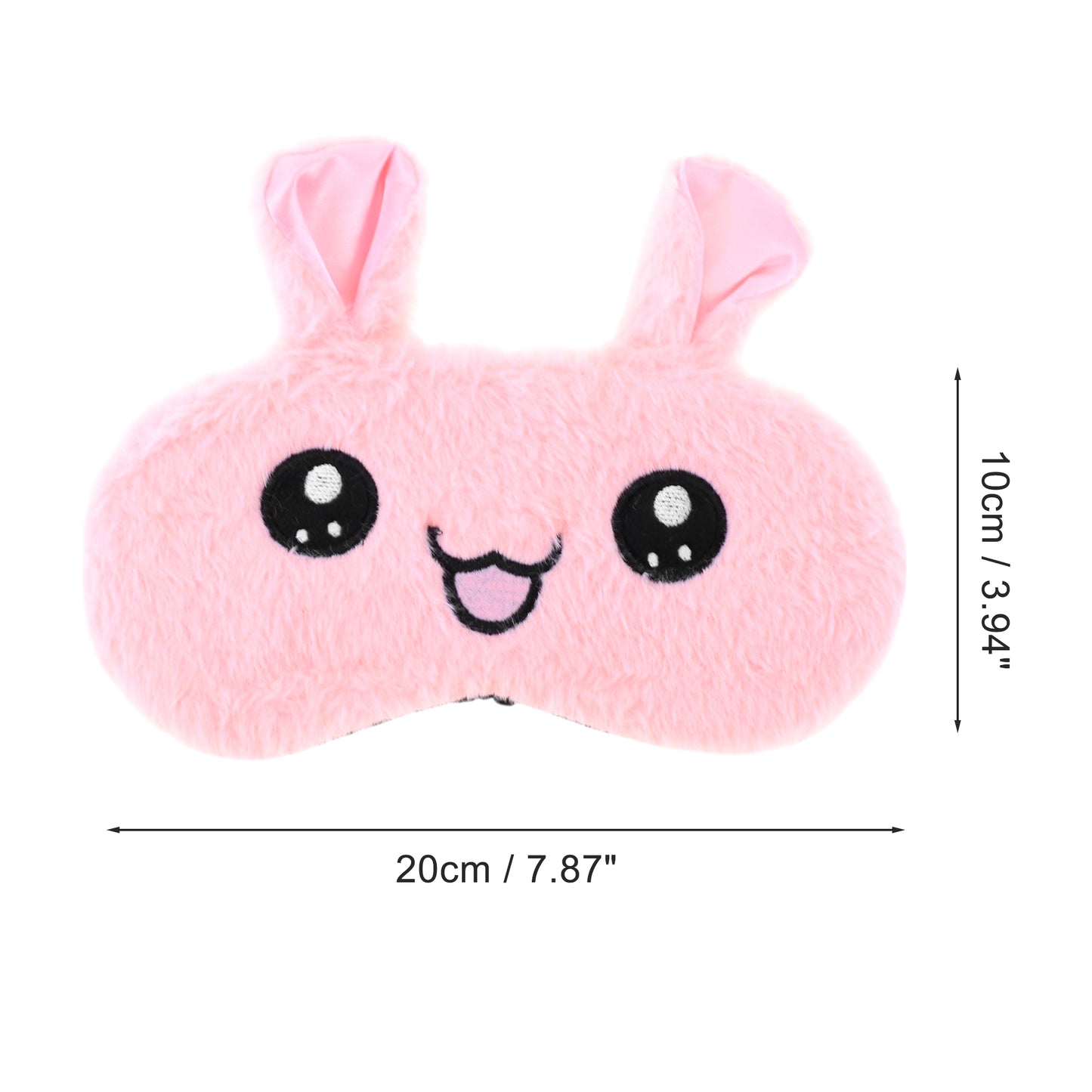 Cartoon Rabbit Eye Mask for Rest for Travel Pink