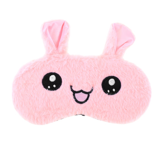 Cartoon Rabbit Eye Mask for Rest for Travel Pink