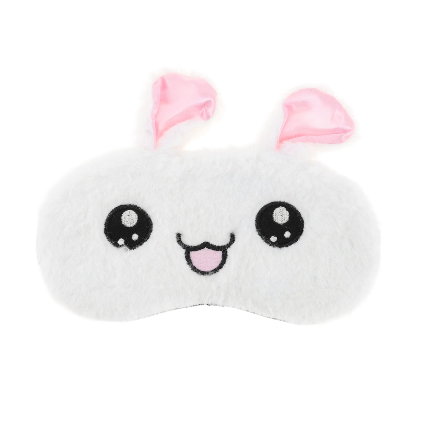 Cartoon Rabbit Eye Mask for Rest for Travel White
