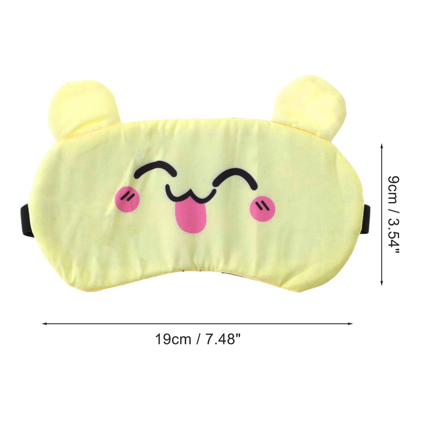 Durable Funny Eye Mask Eye Shade Cover for Office Yellow