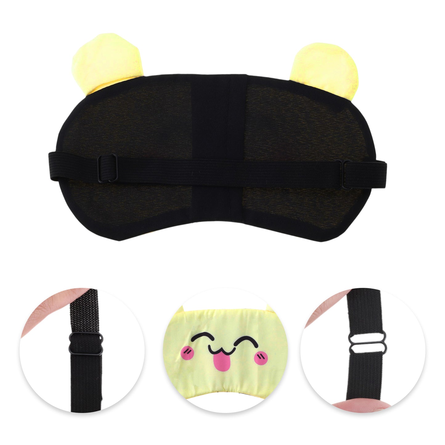 Durable Funny Eye Mask Eye Shade Cover for Office Yellow