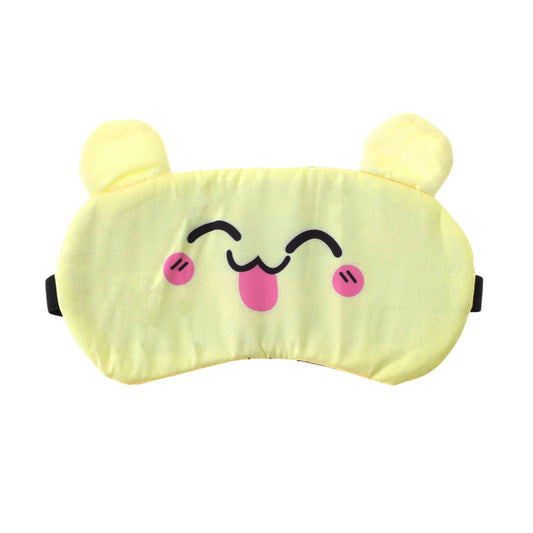 Durable Funny Eye Mask Eye Shade Cover for Office Yellow